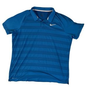 Nike Mens Golf Polo Shirt Zonal Cool Blue Size Extra Large
